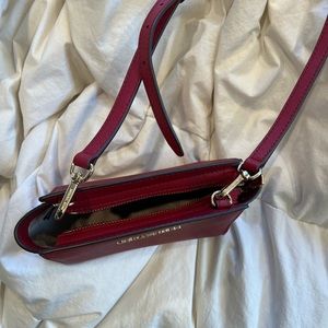 Red Michael Kors purse